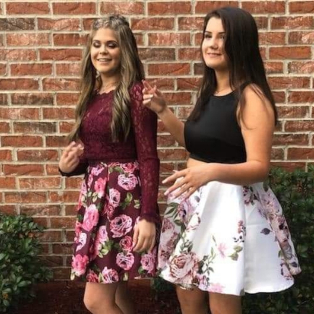 sequin hearts two peice homecoming/ events dress